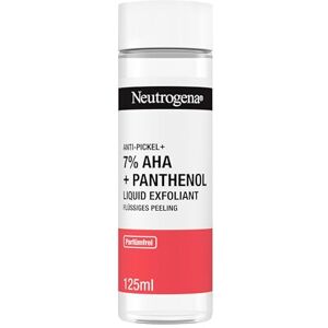 Neutrogena Anti-Pickel+ Liquid Exfoliant Gesichtspflege, flüssiges Peeling mit 7Prozent AHA + Panthenol 125ml entfernt sanft abgestorbene Hautzellen und überschüssigen Talg Neutrogena Anti-Pickel+ Liquid Exfoliant Gesichtspflege, flüssiges Peeling mit 7Prozent AHA + Panthenol 125ml entfernt sanft abgestorbene Hautzellen und überschüssigen Talg