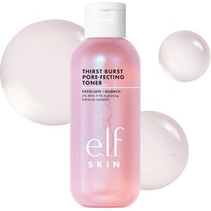 e.l.f. Thirst Burst Pore-fecting Toner, spendet Feuchtigkeit, exfoliert, glättet, polstert auf und verfeinert die Poren, mit Salicylsäure, vegan und tierversuchsfrei e.l.f. Thirst Burst Pore-fecting Toner, spendet Feuchtigkeit, exfoliert, glättet, polstert auf und verfeinert die Poren, mit Salicylsäure, vegan und tierversuchsfrei