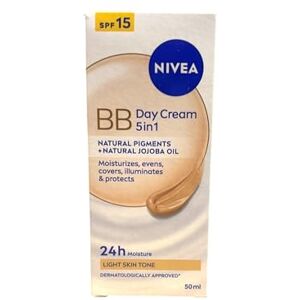 NIVEA ESSENTIALS BB Cream Super-Feuchtigkeitsspendende 24H No Stop 2 x 50 ml Tagescreme LSF 20 Gleichmäßiger Pigment-Gesichtscreme Feuchtigkeitscreme mit Bio-Jojobaöl und Mineralien NIVEA ESSENTIALS BB Cream Super-Feuchtigkeitsspendende 24H No Stop 2 x 50 ml Tagescreme LSF 20 Gleichmäßiger Pigment-Gesichtscreme Feuchtigkeitscreme mit Bio-Jojobaöl und Mineralien