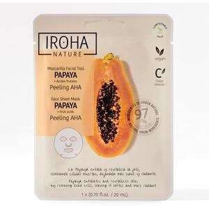 IROHA NATURE PEELING Gesichtsmaske mit Papaya-, AHA- und Ananas-Enzymen. Peeling und revitalisiert die Haut. WEICHERE und STRAHLENDE Haut IROHA NATURE PEELING Gesichtsmaske mit Papaya-, AHA- und Ananas-Enzymen. Peeling und revitalisiert die Haut. WEICHERE und STRAHLENDE Haut