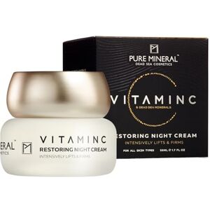 Pure Nachtcreme mit Vitamin C - Strafft & Revitalisiert Pure Nachtcreme mit Vitamin C - Strafft & Revitalisiert