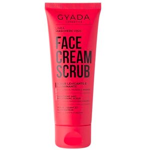 GYADA COSMETICS , Gesichtspeeling glättend und aufhellend, Peeling, feuchtigkeitsspendend, für alle Hauttypen, Formel auf Basis von Mango, Papaya und Ananas, Goldton und Sheabutter, 75 ml GYADA COSMETICS , Gesichtspeeling glättend und aufhellend, Peeling, feuchtigkeitsspendend, für alle Hauttypen, Formel auf Basis von Mango, Papaya und Ananas, Goldton und Sheabutter, 75 ml