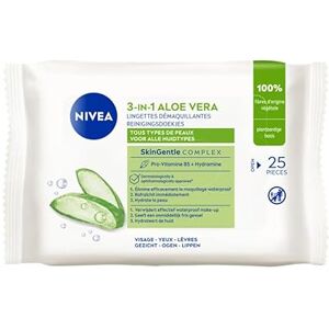 Nivea Aloe Vera Make-up Entferner Tücher - 25 Stück Nivea Aloe Vera Make-up Entferner Tücher - 25 Stück