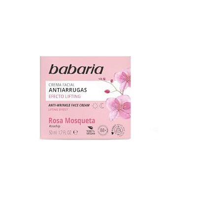 Babaria Anti-Falten-Creme mit Hagebuttenöl und Vitaminen C + E Intensive Feuchtigkeit, Festigkeit und Elastizität Schutz vor sonnenbedingter Hautalterung 50 ml Babaria Anti-Falten-Creme mit Hagebuttenöl und Vitaminen C + E Intensive Feuchtigkeit, Festigkeit und Elastizität Schutz vor sonnenbedingter Hautalterung 50 ml