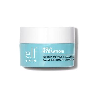 e.l.f. SKIN Holy Hydration! Makeup Melting Cleansing Balm Mini, Facial Cleanser & Makeup Remover, Enriched with Hyaluronic Acid, Vegan & Cruelty Free, 13 g e.l.f. SKIN Holy Hydration! Makeup Melting Cleansing Balm Mini, Facial Cleanser & Makeup Remover, Enriched with Hyaluronic Acid, Vegan & Cruelty Free, 13 g