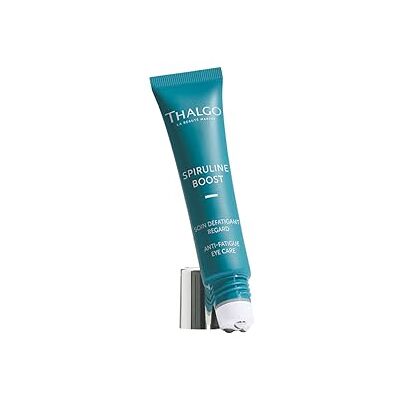 Thalgo Spirulina Boost 2.0 Vitalisierende Augen-Pflege, 15 ml mit integrierten kühlenden Edelstahlkügelchen Thalgo Spirulina Boost 2.0 Vitalisierende Augen-Pflege, 15 ml mit integrierten kühlenden Edelstahlkügelchen