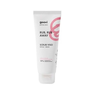 GOOVI Rub Rub, Away, feuchtigkeitsspendendes Gesichtspeeling mit Kokumbutter und Baumwollöl, Format 75 ml GOOVI Rub Rub, Away, feuchtigkeitsspendendes Gesichtspeeling mit Kokumbutter und Baumwollöl, Format 75 ml