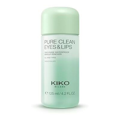 Kiko Milano Pure Clean Eyes&Lips, Zweiphasen-Make-Up-Entferner Für Augen Und Lippen Kiko Milano Pure Clean Eyes&Lips, Zweiphasen-Make-Up-Entferner Für Augen Und Lippen