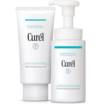 Curel Curél Vorteilsset Intensive Gesichtsreinigung Inhalt: Make-Up Reinigungsgel, 130 g plus Gesichts-Reinigungsschaum, 150 ml Mit Ceramiden Für trockene, empfindliche Haut Curel Curél Vorteilsset Intensive Gesichtsreinigung Inhalt: Make-Up Reinigungsgel, 130 g plus Gesichts-Reinigungsschaum, 150 ml Mit Ceramiden Für trockene, empfindliche Haut