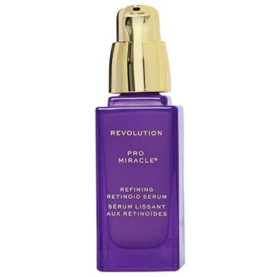 Revolution Beauty London Revolution Pro Miracle Retinoid Refining Serum, Anti-Aging Retinoid-Komplex mit Niacinamid & Hyaluronsäure, Vegan & Tierversuchsfrei, 30ml Revolution Beauty London Revolution Pro Miracle Retinoid Refining Serum, Anti-Aging Retinoid-Komplex mit Niacinamid & Hyaluronsäure, Vegan & Tierversuchsfrei, 30ml