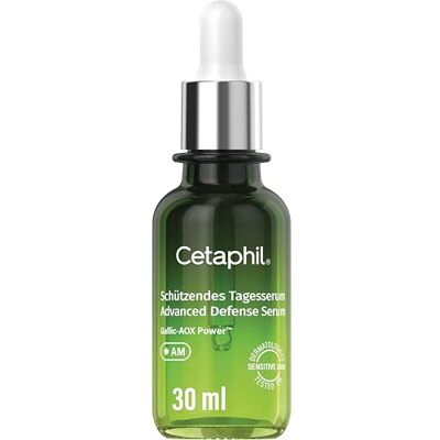 Cetaphil Schützendes Tages-Serum, 30 ml, Antioxidatives Gesichtsserum mit Hyaluronsäure & Vitamin E, Für empfindliche Haut, Spendet Feuchtigkeit, Stärkt die Hautbarriere Cetaphil Schützendes Tages-Serum, 30 ml, Antioxidatives Gesichtsserum mit Hyaluronsäure & Vitamin E, Für empfindliche Haut, Spendet Feuchtigkeit, Stärkt die Hautbarriere