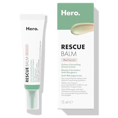 HERO COSMETICS Rescue Balm – Creme für nach Unreinheiten & reduziert Rötungen, spendet langanhaltend Feuchtigkeit, für sensible Haut, dermatologisch getestet, super mit Pickel Patches, 15 ml HERO COSMETICS Rescue Balm – Creme für nach Unreinheiten & reduziert Rötungen, spendet langanhaltend Feuchtigkeit, für sensible Haut, dermatologisch getestet, super mit Pickel Patches, 15 ml