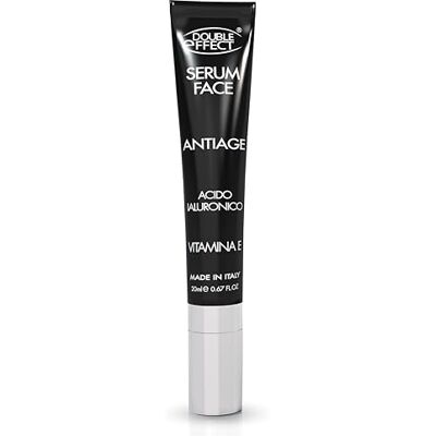 Double Effect Anti-Aging-Serum mit doppelter Wirkung, 20 ml, Hyaluronsäure und Vitamin B3 wirkt gegen kleine Falten und verleiht einen aufpolsternden Effekt Double Effect Anti-Aging-Serum mit doppelter Wirkung, 20 ml, Hyaluronsäure und Vitamin B3 wirkt gegen kleine Falten und verleiht einen aufpolsternden Effekt