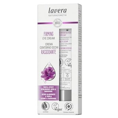 lavera Straffende Augencreme dreifach Hyaluronsäure und Bakuchiol Reduziert Augenfalten Green Lift Complex Naturkosmetik vegan Bio (1 x 15ml) lavera Straffende Augencreme dreifach Hyaluronsäure und Bakuchiol Reduziert Augenfalten Green Lift Complex Naturkosmetik vegan Bio (1 x 15ml)