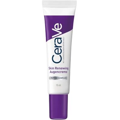 CeraVe Skin Renewing Augencreme: Aufhellende Anti-Aging-Augencreme für einen wachen Blick, 15 ml CeraVe Skin Renewing Augencreme: Aufhellende Anti-Aging-Augencreme für einen wachen Blick, 15 ml