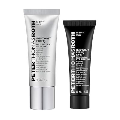 Roth Straffendes Gesichtspflege Set – Instant FIRMx Duo mit No-Filter Primer & Eye Tightener – Anti-Aging Set gegen Falten, Linien & Augenringe – 2 Originalgrößen Roth Straffendes Gesichtspflege Set – Instant FIRMx Duo mit No-Filter Primer & Eye Tightener – Anti-Aging Set gegen Falten, Linien & Augenringe – 2 Originalgrößen