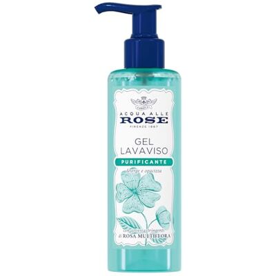 Acqua alle Rose , Lavaviso Reinigungsgel mit adstringierenden Wirkstoffen von Rose Multiflora, Gesichtsreiniger für Mischhaut oder mit Unvollkommenheiten, reinigt, reinigt und mattiert, für den Acqua alle Rose , Lavaviso Reinigungsgel mit adstringierenden Wirkstoffen von Rose Multiflora, Gesichtsreiniger für Mischhaut oder mit Unvollkommenheiten, reinigt, reinigt und mattiert, für den