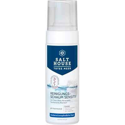Salthouse Totes Meer Therapie Reinigungsschaum Sensitiv, sanft reinigend, mit Panthenol und Allantoin für empfindliche Gesichtshaut,150ml Salthouse Totes Meer Therapie Reinigungsschaum Sensitiv, sanft reinigend, mit Panthenol und Allantoin für empfindliche Gesichtshaut,150ml