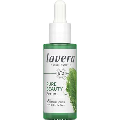 lavera Pure Beauty Serum Gesichtspflege 30ml Salicylsäure & Niacinamid vegane Naturkosmetik, Gesichtsserum, Klärendes Gesichtswasser, Porenreiniger lavera Pure Beauty Serum Gesichtspflege 30ml Salicylsäure & Niacinamid vegane Naturkosmetik, Gesichtsserum, Klärendes Gesichtswasser, Porenreiniger