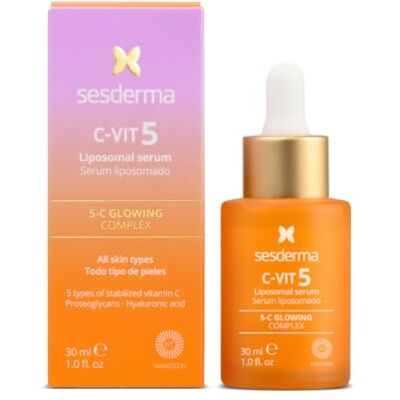 SESDERMA C-Vit 5 30 ml Liposomales Serum mit 5 Arten Vitamin C Strahlender Teint und Anti-Aging Effekt, für alle Hauttypen SESDERMA C-Vit 5 30 ml Liposomales Serum mit 5 Arten Vitamin C Strahlender Teint und Anti-Aging Effekt, für alle Hauttypen