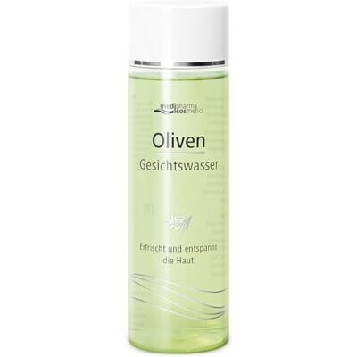 Medipharma Cosmetics Oliven Gesichtswasser 200 ml erfrischt und entspannt die Haut mit Olivenblatt-Extrakt und Panthenol Medipharma Cosmetics Oliven Gesichtswasser 200 ml erfrischt und entspannt die Haut mit Olivenblatt-Extrakt und Panthenol