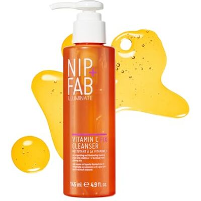 Nip+Fab Nip + Fab Vitamin C Fix Reinigungsgel – Aufhellend, Hydratisierend, Klärend & Regenerierend – für Strahlende Haut – Gesichtsreiniger mit Vitamin C, Panthenol (B5) & Vitamin E, Vegan, 145 ml Nip+Fab Nip + Fab Vitamin C Fix Reinigungsgel – Aufhellend, Hydratisierend, Klärend & Regenerierend – für Strahlende Haut – Gesichtsreiniger mit Vitamin C, Panthenol (B5) & Vitamin E, Vegan, 145 ml