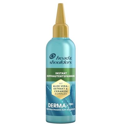 Head & Shoulders DermaXPro Instant Kopfhautentspannung 145ml mit Aloe Vera-Extrakt und Ceramide-Komplex; Lindert Sofort Juckende Kopfhaut und Spendet Feuchtigkeit; Fühlt sich leicht an Head & Shoulders DermaXPro Instant Kopfhautentspannung 145ml mit Aloe Vera-Extrakt und Ceramide-Komplex; Lindert Sofort Juckende Kopfhaut und Spendet Feuchtigkeit; Fühlt sich leicht an