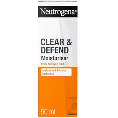 Neutrogena Spot Controlling Feuchtigkeitscreme für das Gesicht, gegen Akne Mit 0,5 % Salicylsäure, Aloe Vera und Kamille, 24 Stunden Feuchtigkeit, nicht komedogen und ölfrei, empfindliche Haut und Neutrogena Spot Controlling Feuchtigkeitscreme für das Gesicht, gegen Akne Mit 0,5 % Salicylsäure, Aloe Vera und Kamille, 24 Stunden Feuchtigkeit, nicht komedogen und ölfrei, empfindliche Haut und