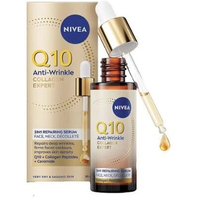 NIVEA Q10 Collagen Expert 3in1 Anti-Falten-Serum, 30 ml NIVEA Q10 Collagen Expert 3in1 Anti-Falten-Serum, 30 ml