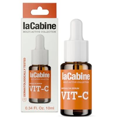 LaCabine VIT-C Serum, 10 ml, antioxidativ, alterungshemmend und energetisierend, mit Vitamin C, Proteoglykanen und Glykopolymeren LaCabine VIT-C Serum, 10 ml, antioxidativ, alterungshemmend und energetisierend, mit Vitamin C, Proteoglykanen und Glykopolymeren