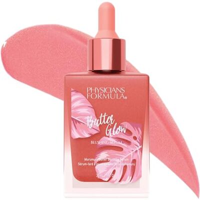 Physicians Formula , Butter Glow Blushing Serum, Hydrating Formula, Infused with Murumuru, Cupuaçu and Tucuma Butter, Non-greasy, Rosy Glow, 30 ml Physicians Formula , Butter Glow Blushing Serum, Hydrating Formula, Infused with Murumuru, Cupuaçu and Tucuma Butter, Non-greasy, Rosy Glow, 30 ml