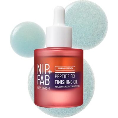 Nip+Fab Nip + Fab Peptide Fix Gesichtsöl 2 % – Pflegeöl Unterstützt Hautelastizität & Glattes Hautbild – mit Kupferpeptid, Peptid-Komplex & Bakuchiol, Leicht & Schnell Einziehend, 30 ml Nip+Fab Nip + Fab Peptide Fix Gesichtsöl 2 % – Pflegeöl Unterstützt Hautelastizität & Glattes Hautbild – mit Kupferpeptid, Peptid-Komplex & Bakuchiol, Leicht & Schnell Einziehend, 30 ml