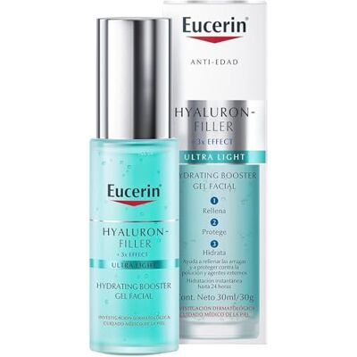 Eucerin Hyaluron-Filler Moisture Booster (30 ml), ultraleichte und erfrischende Gesichtscreme mit Hyaluronsäure und Glycerin, Gesichtscreme für alle Hauttypen Eucerin Hyaluron-Filler Moisture Booster (30 ml), ultraleichte und erfrischende Gesichtscreme mit Hyaluronsäure und Glycerin, Gesichtscreme für alle Hauttypen