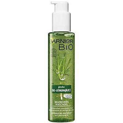 Garnier Waschgel, reinigt, erfrischt die Haut, feuchtigkeitsspendend, für normale bis Mischhaut, Bio, Bio Lemongrass, 1er Pack(1 x 150 ml) Garnier Waschgel, reinigt, erfrischt die Haut, feuchtigkeitsspendend, für normale bis Mischhaut, Bio, Bio Lemongrass, 1er Pack(1 x 150 ml)