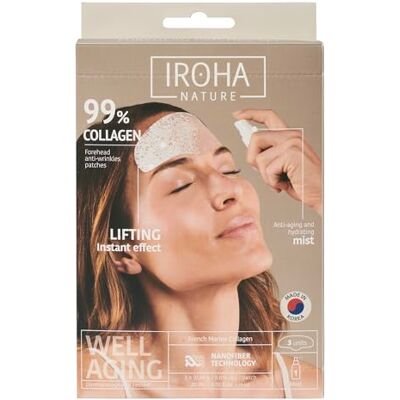 Iroha - P-IN/23 - 99% Kollagen - Stirn - Facial Patch Iroha - P-IN/23 - 99% Kollagen - Stirn - Facial Patch