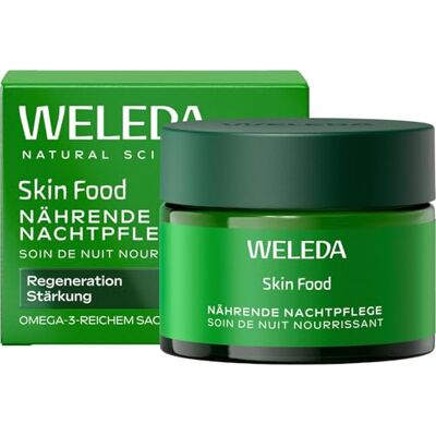 WELEDA Skin Food Nachtpflege 40ml Regeneration Inka Nussöl vegan Bio Naturkosmetik Gesichtscreme Sheabutter Rosmarin natürliche Gesichtspflege Bio Stärkung Feuchtigkeitscreme SkinFood Nacht WELEDA Skin Food Nachtpflege 40ml Regeneration Inka Nussöl vegan Bio Naturkosmetik Gesichtscreme Sheabutter Rosmarin natürliche Gesichtspflege Bio Stärkung Feuchtigkeitscreme SkinFood Nacht