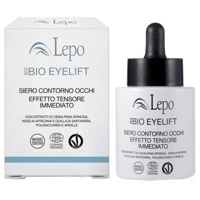 LEPO Ecobio Eyelift Augen-Konturserum mit sofortigem Tensor-Effekt Behandlung 35 Tage 25 ml LEPO Ecobio Eyelift Augen-Konturserum mit sofortigem Tensor-Effekt Behandlung 35 Tage 25 ml