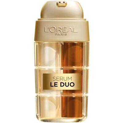 L'Oreal Paris L'Oréal Paris Age Perfect Serum Le Duo Mini – Anti-Aging Pflege, mit Kollagen Peptid, Vitamin B3 und CG, glättend und gegen 10 Zeichen der Hautalterung, 2 in 1 Gesichtsserum, 1 x 15ml L'Oreal Paris L'Oréal Paris Age Perfect Serum Le Duo Mini – Anti-Aging Pflege, mit Kollagen Peptid, Vitamin B3 und CG, glättend und gegen 10 Zeichen der Hautalterung, 2 in 1 Gesichtsserum, 1 x 15ml