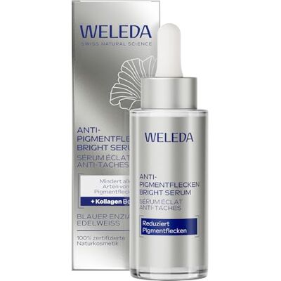 WELEDA Anti Pigmentflecken Bright Serum 30ml Blauer Enzian vegan Bio Serum Naturkosmetik Anti-Aging Gesichtsserum strahlender Teint weniger Altersflecken Edelweiß Bio Pflegekonzentrat Bright WELEDA Anti Pigmentflecken Bright Serum 30ml Blauer Enzian vegan Bio Serum Naturkosmetik Anti-Aging Gesichtsserum strahlender Teint weniger Altersflecken Edelweiß Bio Pflegekonzentrat Bright