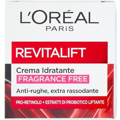 L'Oreal Paris L'Oréal Paris Gesichtscreme Fragrance Free Revitalift, für empfindliche Haut, straffende Wirkung, aufgepolstert und feuchtigkeitsspendend, angereichert mit Pro-Retinol und Probiotikum, 50 ml L'Oreal Paris L'Oréal Paris Gesichtscreme Fragrance Free Revitalift, für empfindliche Haut, straffende Wirkung, aufgepolstert und feuchtigkeitsspendend, angereichert mit Pro-Retinol und Probiotikum, 50 ml