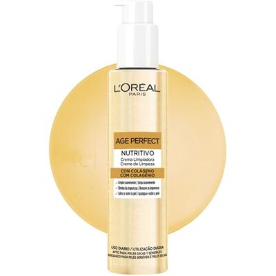 L'Oreal Paris L'Oréal Paris Age Perfect Reinigungscreme mit Kollagen und Glyzerin für reife Haut L'Oreal Paris L'Oréal Paris Age Perfect Reinigungscreme mit Kollagen und Glyzerin für reife Haut