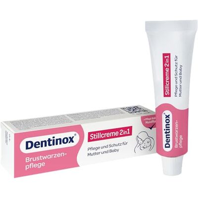 Dentinox Stillcreme 2in1 Brustwarzenpflege Der 2-in-1-Effekt aus sanfter Pflege und Unterstützung der Mundflora 30ml Dentinox Stillcreme 2in1 Brustwarzenpflege Der 2-in-1-Effekt aus sanfter Pflege und Unterstützung der Mundflora 30ml