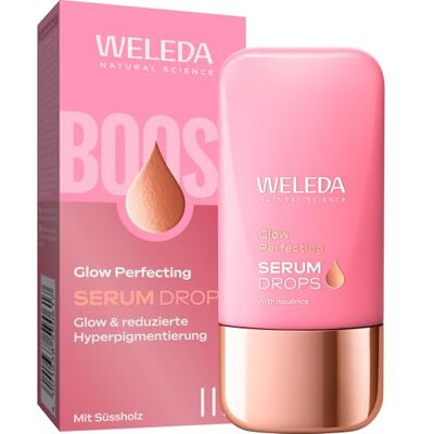 WELEDA Bio Glow Perfecting Serum Drops – Strahlender Naturkosmetik Booster Drops mit Süßholz Glow und perfektioniertes Hautbild für einen ebenmäßigen Teint (vegan, 30ml) WELEDA Bio Glow Perfecting Serum Drops – Strahlender Naturkosmetik Booster Drops mit Süßholz Glow und perfektioniertes Hautbild für einen ebenmäßigen Teint (vegan, 30ml)
