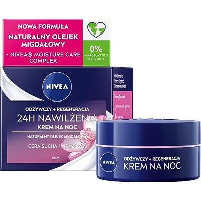 NIVEA 24H BEIGENENA+REGENERATION Nährstoffcreme trocken und sensibel 50ml NIVEA 24H BEIGENENA+REGENERATION Nährstoffcreme trocken und sensibel 50ml