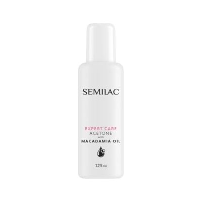 Semilac EXPERT CARE Nagellackentferner 125 ml – Mit Aceton & Macadamiaöl, Schonender Remover für UV- & Klassischen Nagellack, Für Empfindliche Nägel & Nagelhaut, Vegan & Dermatologisch Getestet Semilac EXPERT CARE Nagellackentferner 125 ml – Mit Aceton & Macadamiaöl, Schonender Remover für UV- & Klassischen Nagellack, Für Empfindliche Nägel & Nagelhaut, Vegan & Dermatologisch Getestet