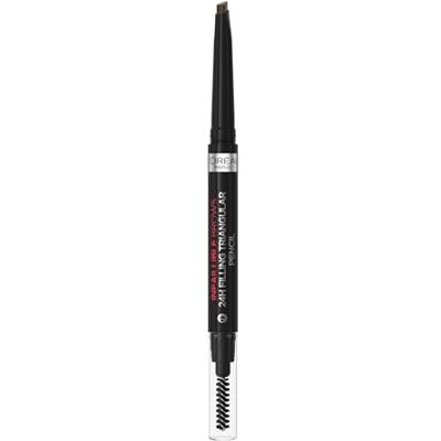 L'Oreal Paris L'Oréal Paris Augenbrauenstift mit herausdrehbarer Dreiecksspitze für definierte und natürliche Augenbrauen, Infaillible Brows 24h Brow Filling Triangular Pencil, Nr. 1.0 Ebony L'Oreal Paris L'Oréal Paris Augenbrauenstift mit herausdrehbarer Dreiecksspitze für definierte und natürliche Augenbrauen, Infaillible Brows 24h Brow Filling Triangular Pencil, Nr. 1.0 Ebony