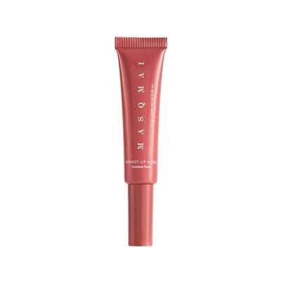 MASQMAI Perfect Lip Gloss, Lipgloss mit Peptid Volumengebend, Karamell, Farbton: Caramel Nude MASQMAI Perfect Lip Gloss, Lipgloss mit Peptid Volumengebend, Karamell, Farbton: Caramel Nude