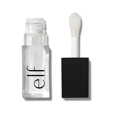 e.l.f. Glow Reviver Lip Oil, Nährendes, Getöntes Lippenöl Für Ein Hochglänzendes Finish, Angereichert Mit Jojobaöl, Vegan & Tierversuchsfrei, Crystal Clear e.l.f. Glow Reviver Lip Oil, Nährendes, Getöntes Lippenöl Für Ein Hochglänzendes Finish, Angereichert Mit Jojobaöl, Vegan & Tierversuchsfrei, Crystal Clear