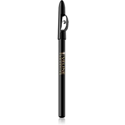 EVELINE COSMETICS Eyelinerstift mit integriertem Anspitzer Ultraweiche Formel für mühelose Augen-Make-up-Anwendung EVELINE COSMETICS Eyelinerstift mit integriertem Anspitzer Ultraweiche Formel für mühelose Augen-Make-up-Anwendung