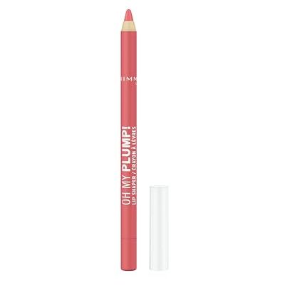 Rimmel London Oh My Plump! Lip Shaper, Lipliner, reich an Peptiden, ultra-cremig, kein Transfer, 1,2 g, 060 Flirty Rimmel London Oh My Plump! Lip Shaper, Lipliner, reich an Peptiden, ultra-cremig, kein Transfer, 1,2 g, 060 Flirty